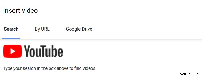 วิธีฝังวิดีโอใน Google สไลด์ 