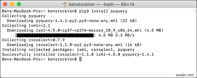 วิธีการติดตั้ง Python PIP สำหรับแพ็คเกจ Python