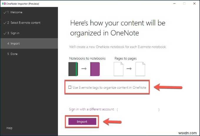 วิธีการโยกย้ายบันทึกย่อ Evernote ของคุณไปยัง Microsoft OneNote 