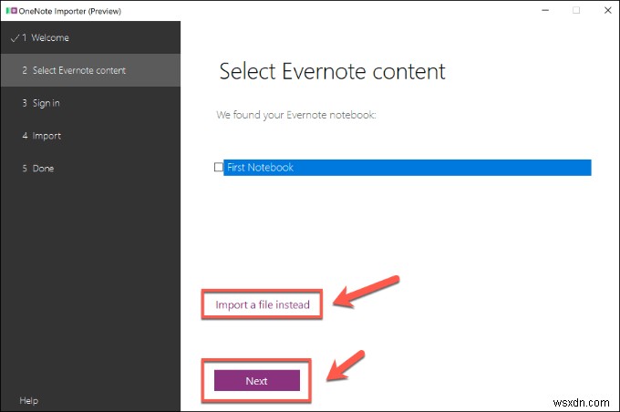 วิธีการโยกย้ายบันทึกย่อ Evernote ของคุณไปยัง Microsoft OneNote 