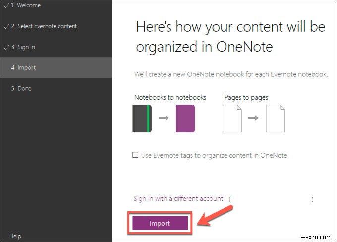 วิธีการโยกย้ายบันทึกย่อ Evernote ของคุณไปยัง Microsoft OneNote 