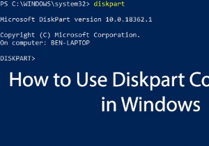 วิธีใช้ยูทิลิตี้ DiskPart ใน Windows 