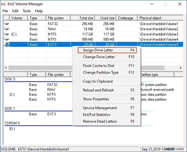 วิธีเข้าถึงพาร์ติชัน Linux ใน Windows