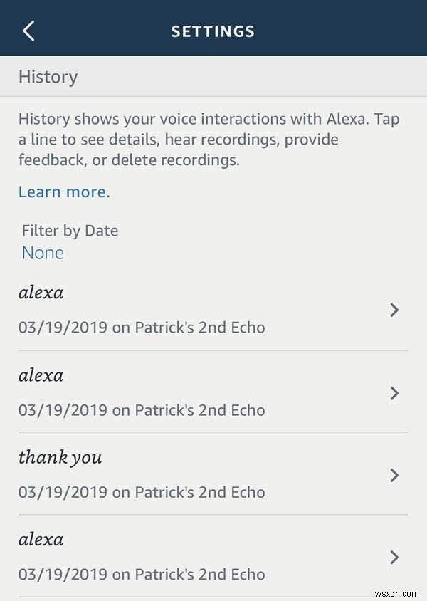 วิธีลบข้อมูล Alexa ของคุณ 