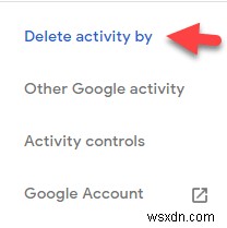 ลบข้อมูลกิจกรรมส่วนบุคคลที่รวบรวมโดย Google