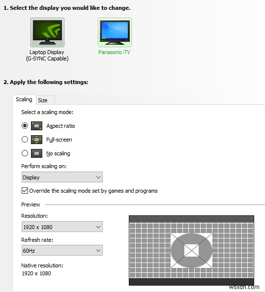 แก้ไขความละเอียดเมื่อใช้ HDTV เป็นจอภาพ 