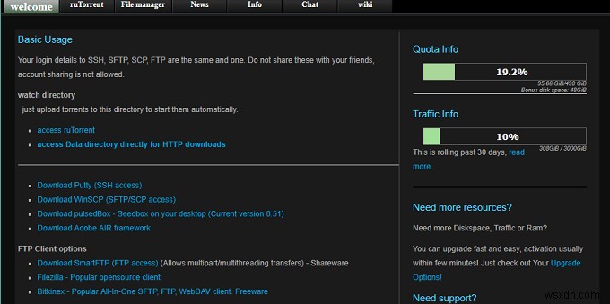 ใช้ Seedbox และ WinSCP สำหรับ Torrents ที่รวดเร็วและเป็นส่วนตัว 