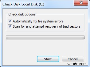 แก้ไขข้อผิดพลาดของระบบไฟล์ใน Windows 7/8/10 ด้วย Check Disk Utility (CHKDSK) 