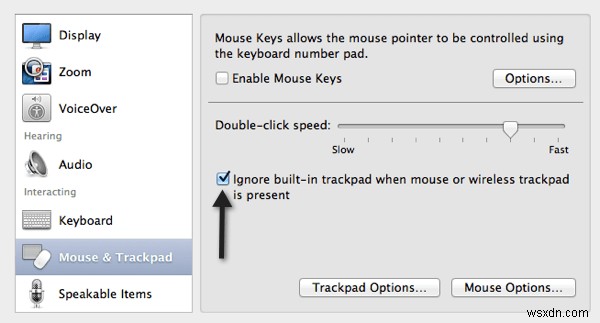 ปิดใช้งาน Trackpad/Touchpad บน Mac และ PC 