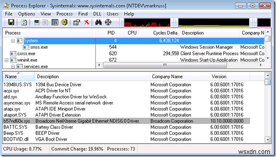 แก้ไข NT Kernel &System Process การใช้งาน CPU สูงใน Windows 