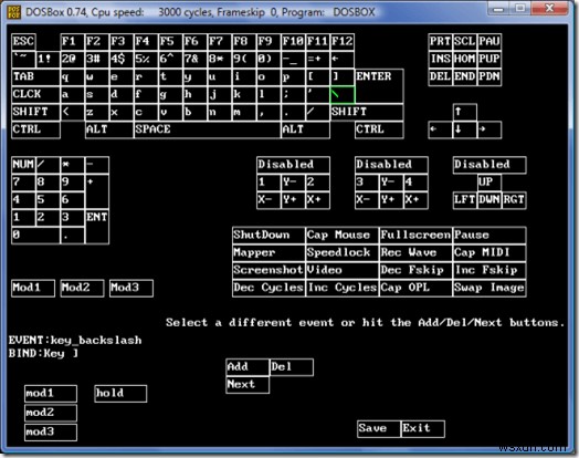 เรียกใช้เกมและโปรแกรม DOS เก่าใน Windows XP, Vista, 7/8/10 
