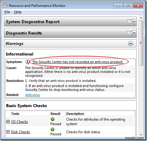 สร้างรายงานความสมบูรณ์ของระบบใน Windows 7 เพื่อตรวจสอบข้อผิดพลาด 