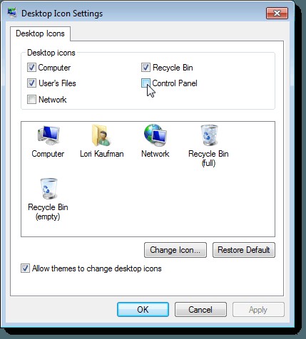ลบป้ายข้อความออกจากไอคอนเดสก์ท็อปใน Windows 7/8/10 