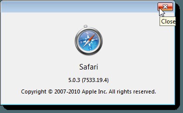 อัปเดตเบราว์เซอร์ Safari ของ Apple ใน Windows 