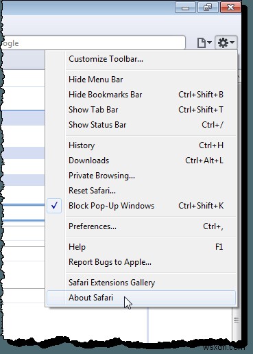 อัปเดตเบราว์เซอร์ Safari ของ Apple ใน Windows 