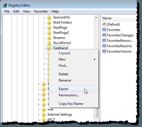 สำรองและกู้คืนรายการแถบงานที่ปักหมุดของคุณใน Windows 7/8/10 