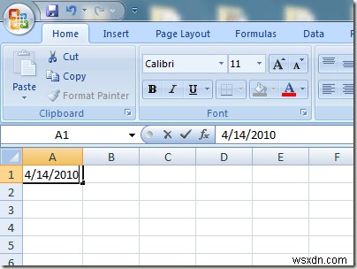เพิ่มวันที่และเวลาลงในแผ่นงาน Excel อย่างรวดเร็ว 