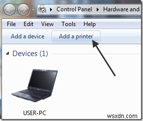 แชร์เครื่องพิมพ์จาก XP เป็น Windows 7/8/10 