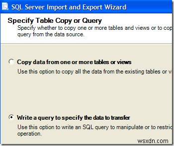 ส่งออกข้อมูล SQL ไปยัง Excel ด้วยส่วนหัวของคอลัมน์ 