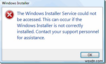 วิธีแก้ไข “ไม่สามารถเข้าถึงบริการ Windows Installer” Error 