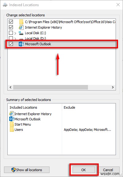 วิธีแก้ไขการค้นหา Outlook ไม่ทำงาน 