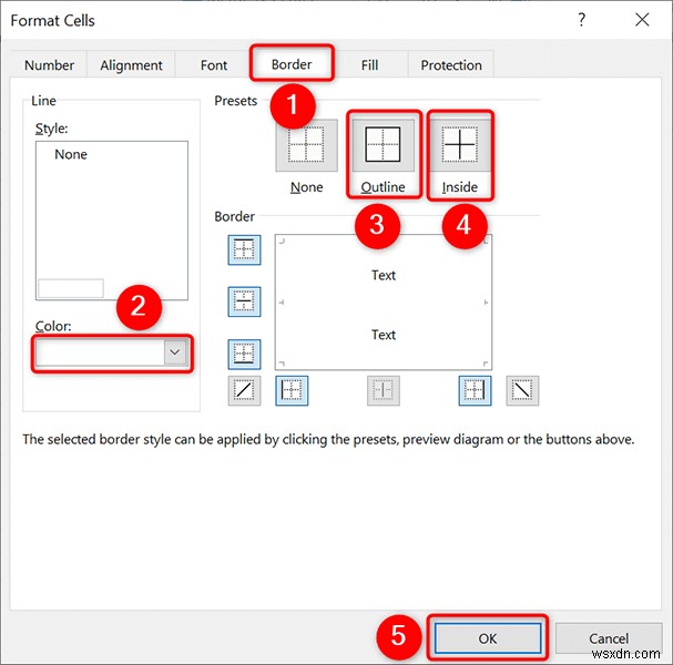 วิธีลบเส้นตารางใน Excel 