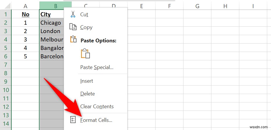 วิธีลบเส้นตารางใน Excel 