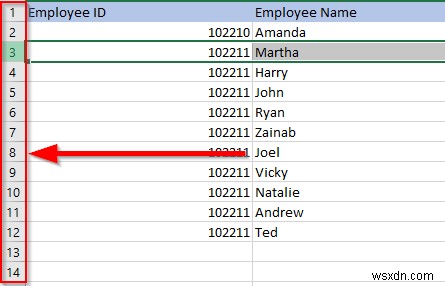 วิธีแทรกหลายแถวอย่างรวดเร็วใน Excel 