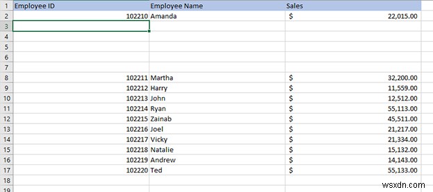 วิธีแทรกหลายแถวอย่างรวดเร็วใน Excel 