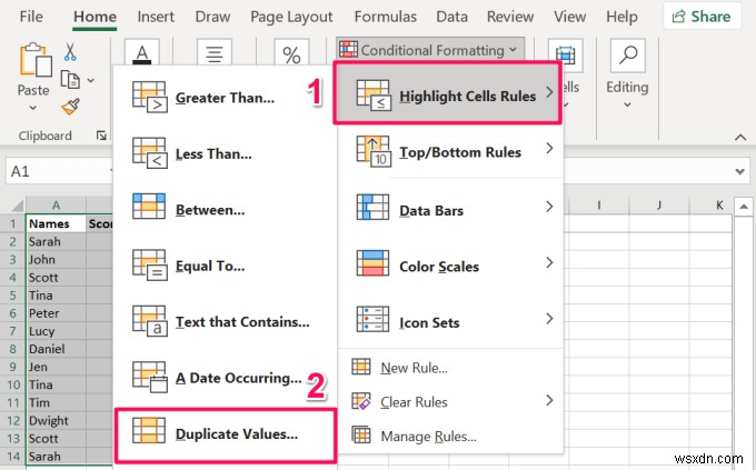 วิธีลบแถวที่ซ้ำกันใน Excel 