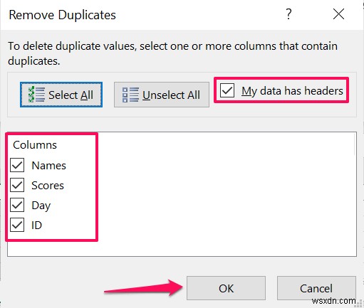 วิธีลบแถวที่ซ้ำกันใน Excel 