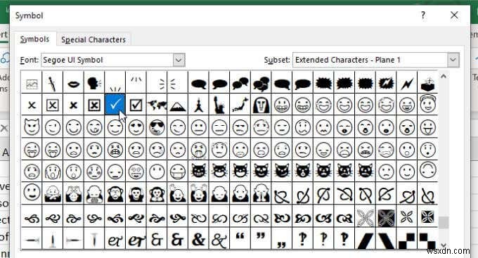 4 วิธีในการใช้เครื่องหมายถูกใน Excel 