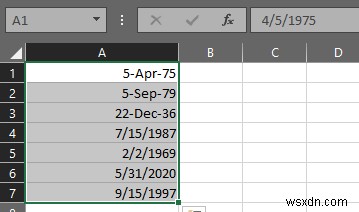 วิธีจัดเรียงตามวันที่ใน Excel 