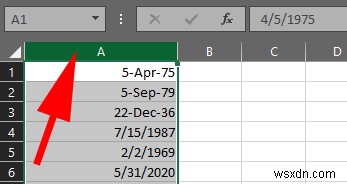 วิธีจัดเรียงตามวันที่ใน Excel 