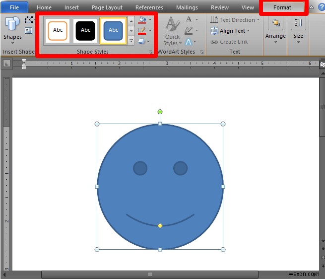 วิธีการวาดใน Microsoft Word 