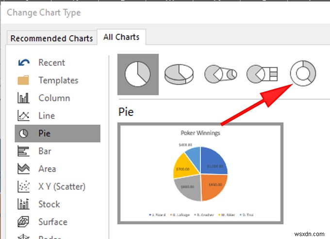 วิธีการสร้างแผนภูมิวงกลมใน Excel 