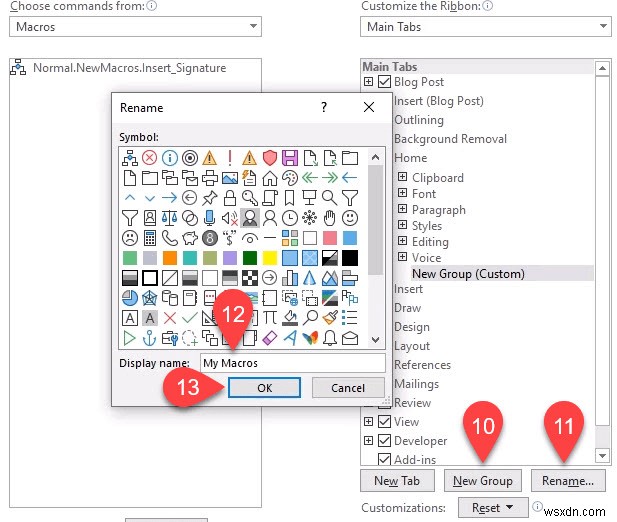 วิธีสร้างและเรียกใช้มาโครใน Word 