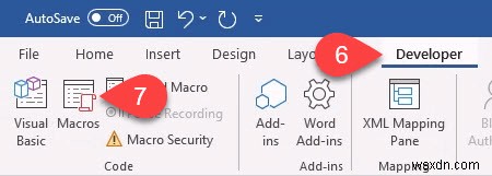 วิธีสร้างและเรียกใช้มาโครใน Word 