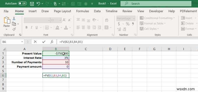 วิธีใช้ฟังก์ชัน PMT ใน Excel 