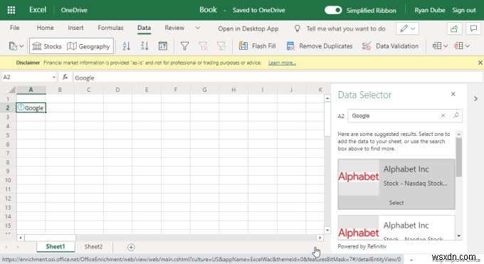 ความแตกต่างระหว่าง Microsoft Excel Online และ Excel สำหรับเดสก์ท็อป 