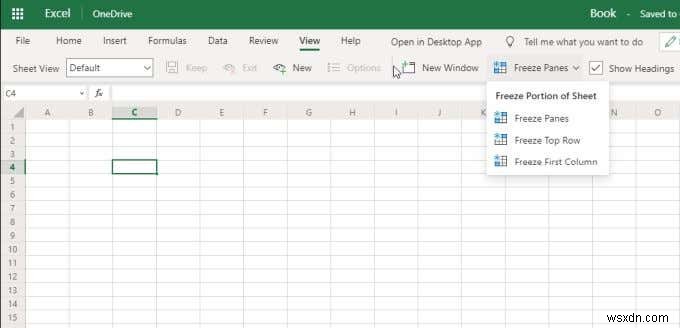 ความแตกต่างระหว่าง Microsoft Excel Online และ Excel สำหรับเดสก์ท็อป 