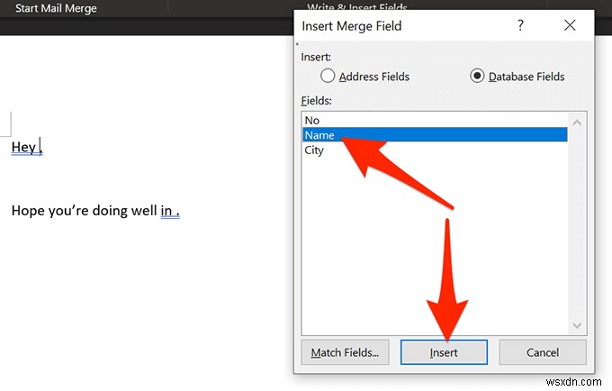 วิธีสร้าง Mail Merge ใน Microsoft Word 