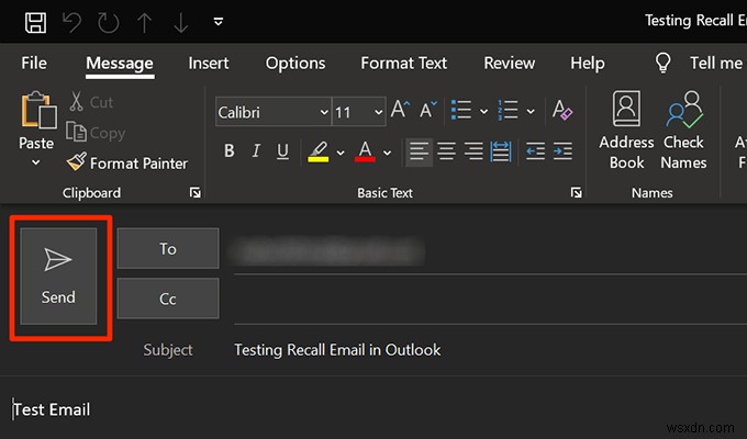 วิธีเรียกคืนอีเมลใน Outlook 