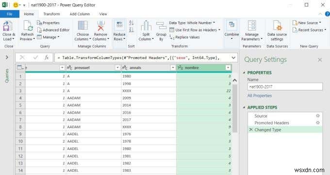 วิธีแทรก CSV หรือ TSV ลงในแผ่นงาน Excel 