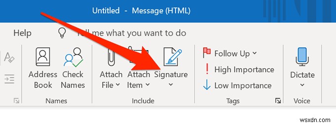 วิธีเพิ่มลายเซ็นใน Outlook 
