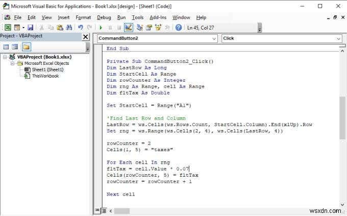 คู่มือ VBA ขั้นสูงสำหรับ MS Excel 