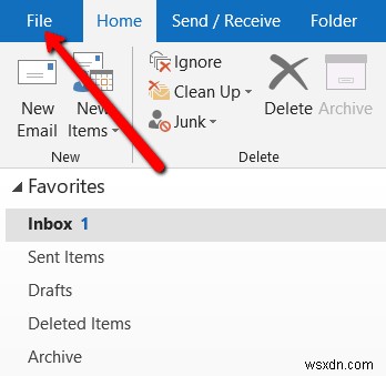 วิธีส่งต่ออีเมลโดยอัตโนมัติใน Outlook 2019 