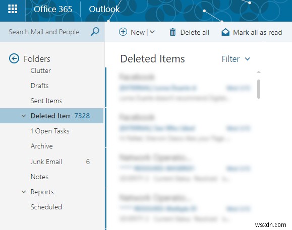วิธีการกู้คืนอีเมลที่ถูกลบใน Office 365 