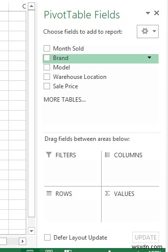 วิธีสร้าง Pivot Table แบบง่ายใน Excel 