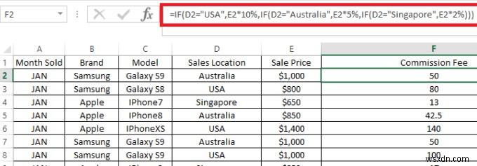 วิธีใช้คำสั่ง if และ Nested If ใน Excel 